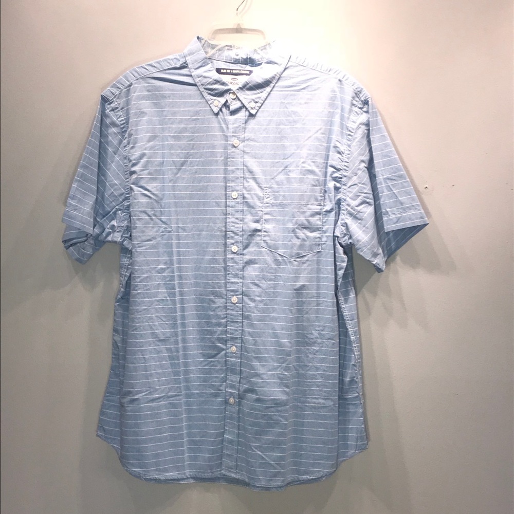 NWOT short sleeve button down